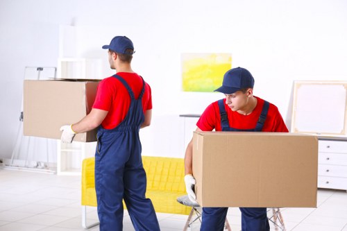 Removal team helping with a home move in Brixton