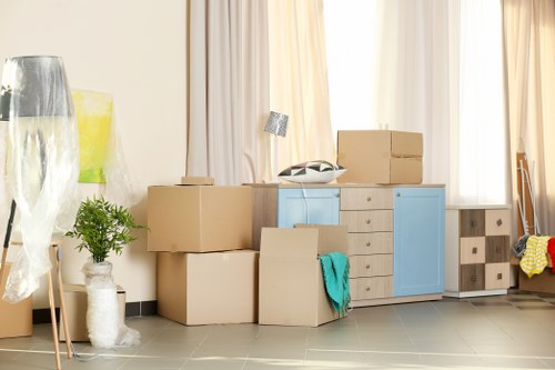 Removal van service helping with a local move in Brixton