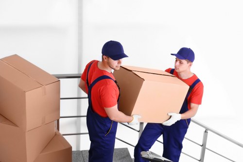Local removals team loading items carefully for a Brixton property