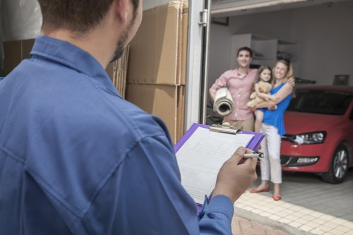 Local piano moving team preparing a safe delivery in Brixton