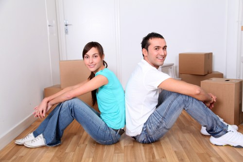 Careful wrapping of fragile items during a Brixton move