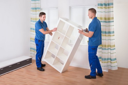 Packing and loading support for a Brixton flat move