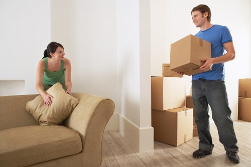 Van service handling a small business move in Brixton